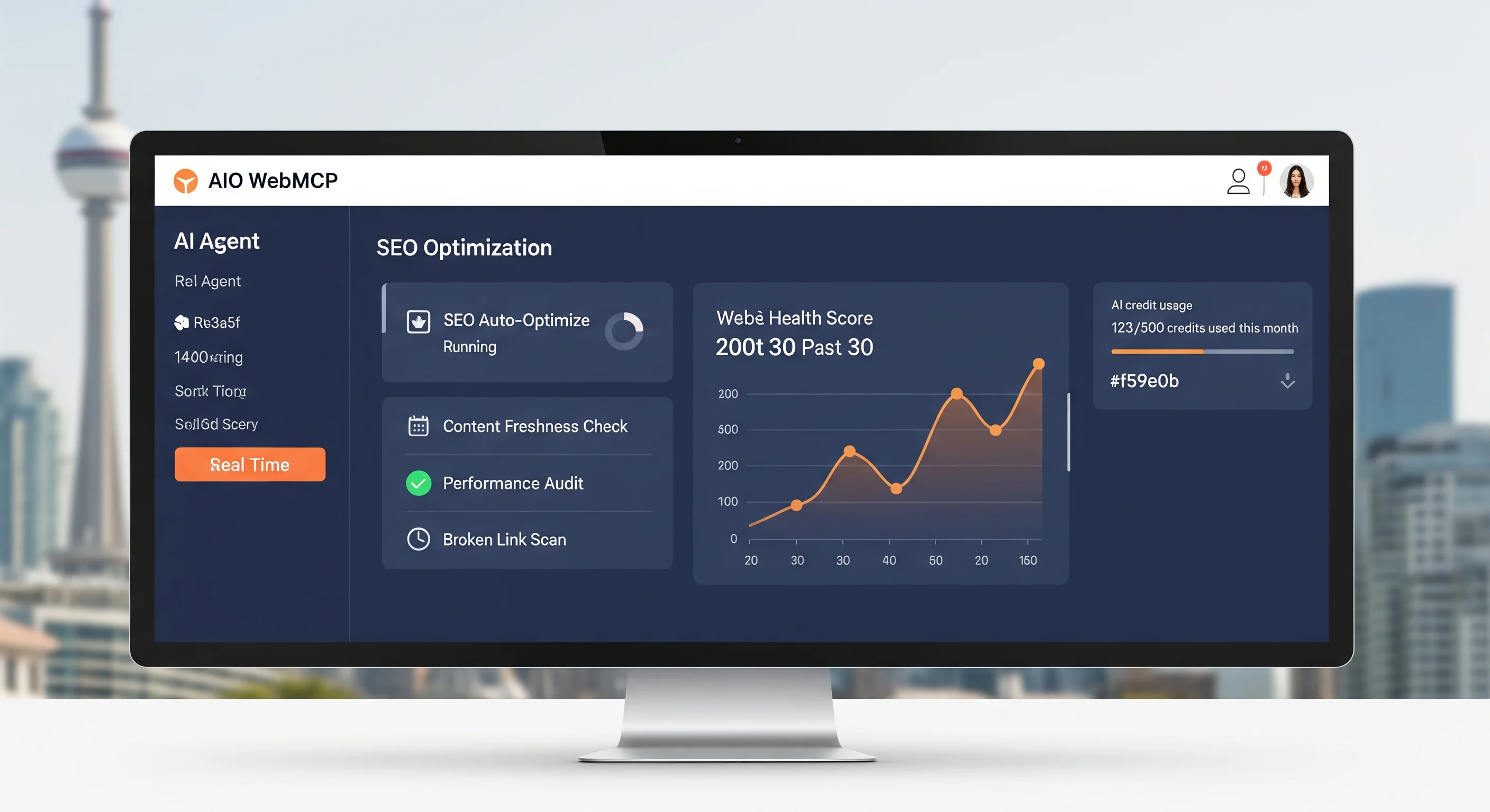 AI-Native Visibility (WebMCP) feature interface screenshot