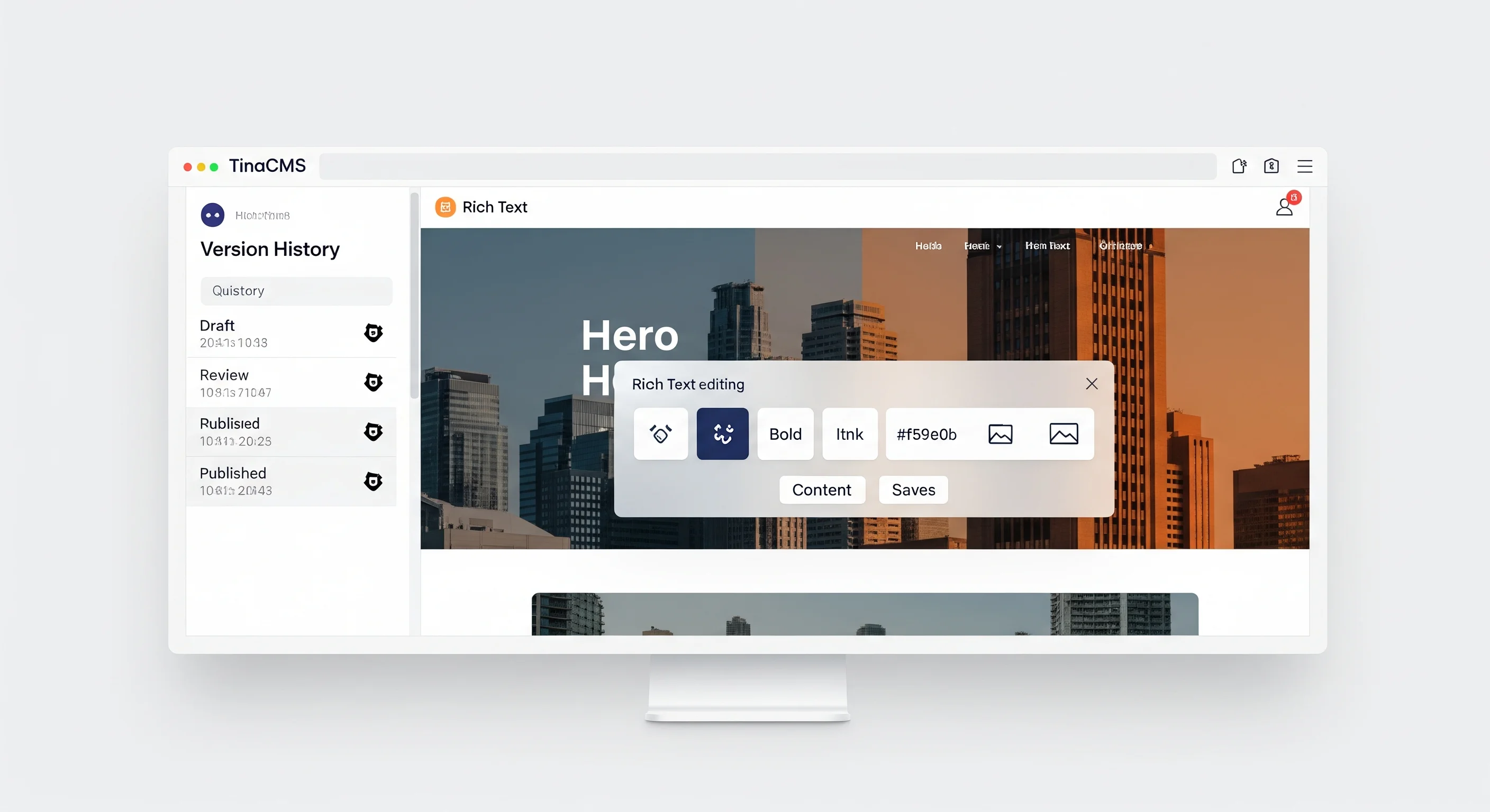 Visual Editor feature interface screenshot